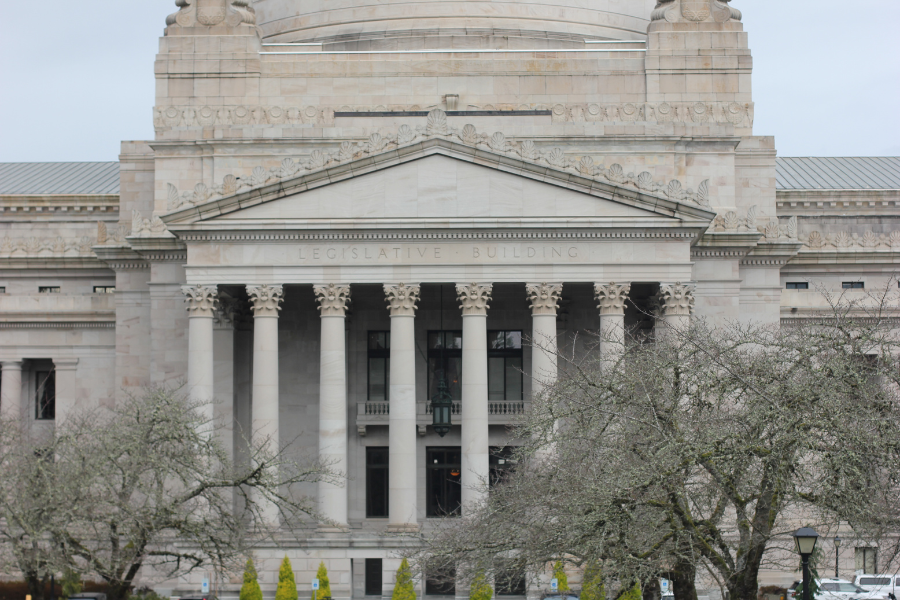 The Washington Legislative Building is shown